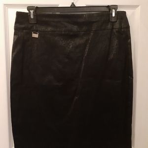 Black pencil skirt